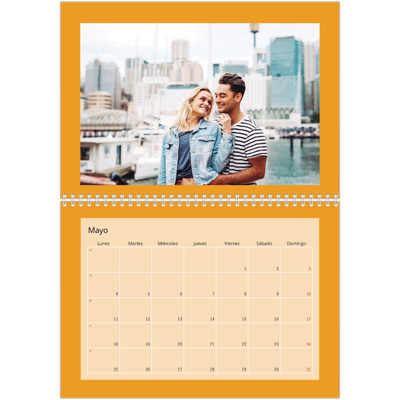 Calendario personalizado doble A4 — Colorea mi mundo [portada]