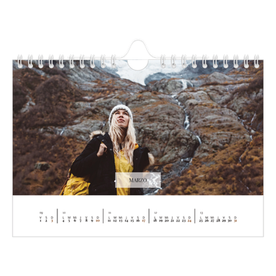 Calendario personalizado A5 — Calendario clásico [Marzo]