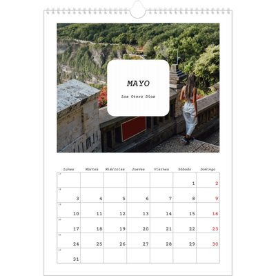 Calendarios A3 — La historia completa [Mayo]