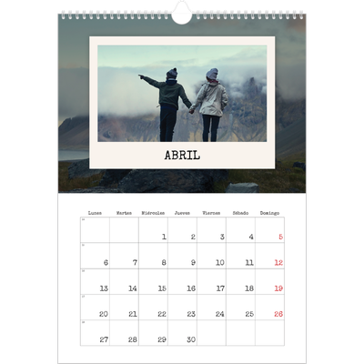 Calendarios A3 — La edición de retratos [Abril]