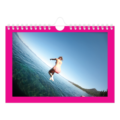 Calendario personalizado A5 — Brillante y llamativo [portada]