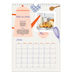 Calendario personalizado A4 — Año en recetas [Enero]