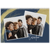 Calendario personalizado doble A4 — Fondos de pincel dorado [portada]