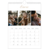 Calendario personalizado A4 — Cajas de tiras de fotos [Enero]