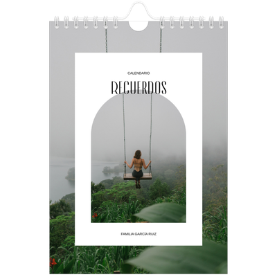 Calendario personalizado A5 — El arco abierto [portada]