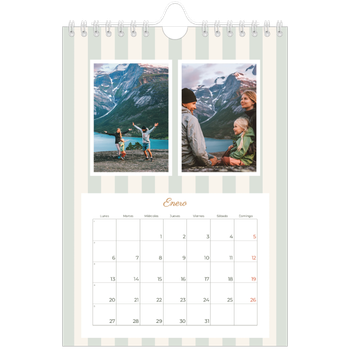 A5 vertical — Letras y rayas