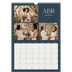 Calendarios A3 — Pizarra y caligrafía [Abril]