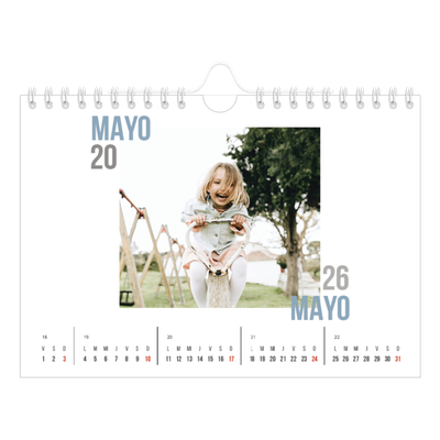 Calendario personalizado A5 — Tipo de pareja [portada]