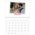 Calendario personalizado doble A4 — Firmado en carmín [Marzo]