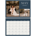 Calendario personalizado doble A4 — Pizarra y caligrafía [Mayo]