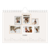 Calendario personalizado A5 — Galería de fotos de pared [Enero]