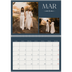 Calendario personalizado doble A4 — Pizarra y caligrafía [Marzo]