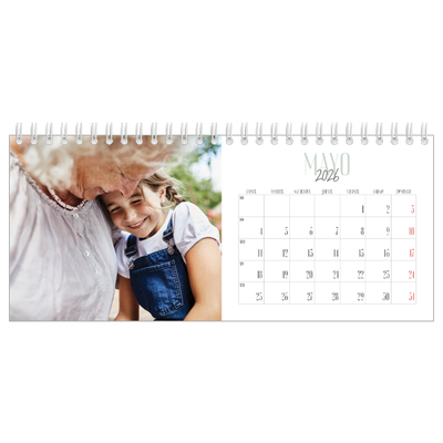 Calendarios de mesa — Tipografía mixta [portada]