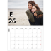 Calendario personalizado doble A4 — Estilo de letra [Enero]