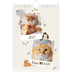 Calendario personalizado A5 — Gatito juguetón [portada]