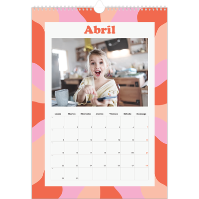 Calendarios A3 — Juego de patrones [Abril]