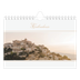 Calendario personalizado A5 — Banner de texto dorado [portada]