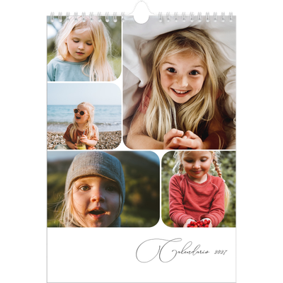 Calendario personalizado A4 — Fotos y caligrafía [portada]
