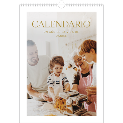 Calendarios A3 — Texto dorado grande [portada]