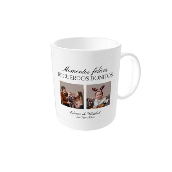 Tazas personalizadas — Felicidad y caligrafía