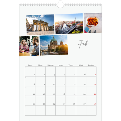 Calendarios A3 — Descanso de la ciudad [Febrero]