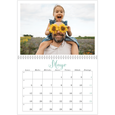 Calendario personalizado doble A4 — Hola, mundo [portada]