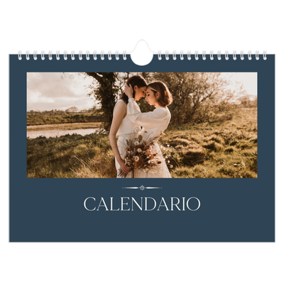 Calendario A4 horizontal — Pizarra y caligrafía [portada]