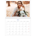 Calendario personalizado doble A4 — Clásico cobalto [Abril]