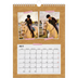 Calendario personalizado A4 — Cinta adhesiva craft [Abril]