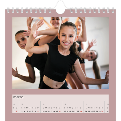 Calendarios Cuadrados — Neo Scandi [Marzo]