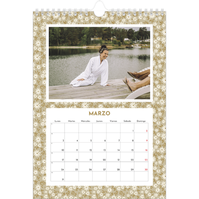 Calendario personalizado A4 — Floreciendo [Marzo]
