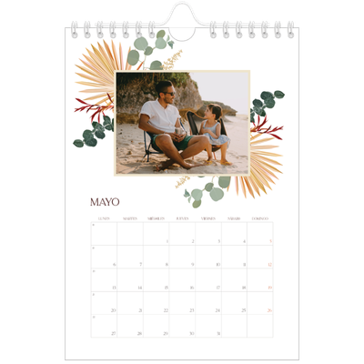 Calendario personalizado A5 — Boho [portada]