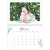 Calendario personalizado doble A4 — Ilustraciones de flores [Marzo]