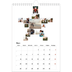 Calendario personalizado A4 — Formas de collage [portada]