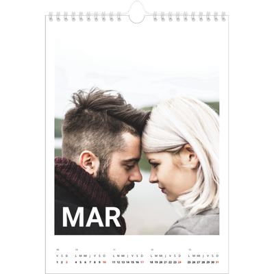 Calendario personalizado A4 — El gran mes [Marzo]