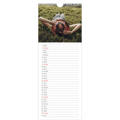 Calendario de cocina  — Escapada infinita [Mayo]