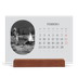 Calendario de mesa con base de madera - apaisado  — Ruta de aventuras [Febrero]