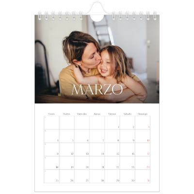 Calendario personalizado A5 — Doce grandes meses [Marzo]