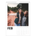 Calendario personalizado A4 — White space [Febrero]