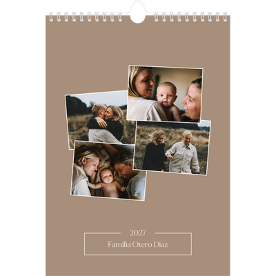 Calendario personalizado A4 — Recuerdos artesanales [portada]