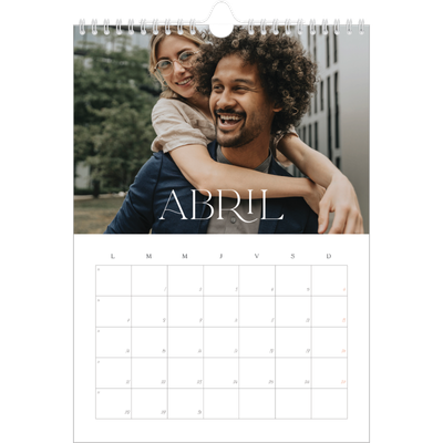 Calendario personalizado A4 — Más grandioso que la vida [Abril]