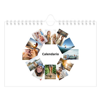 Calendario personalizado A5 — Estructura [portada]