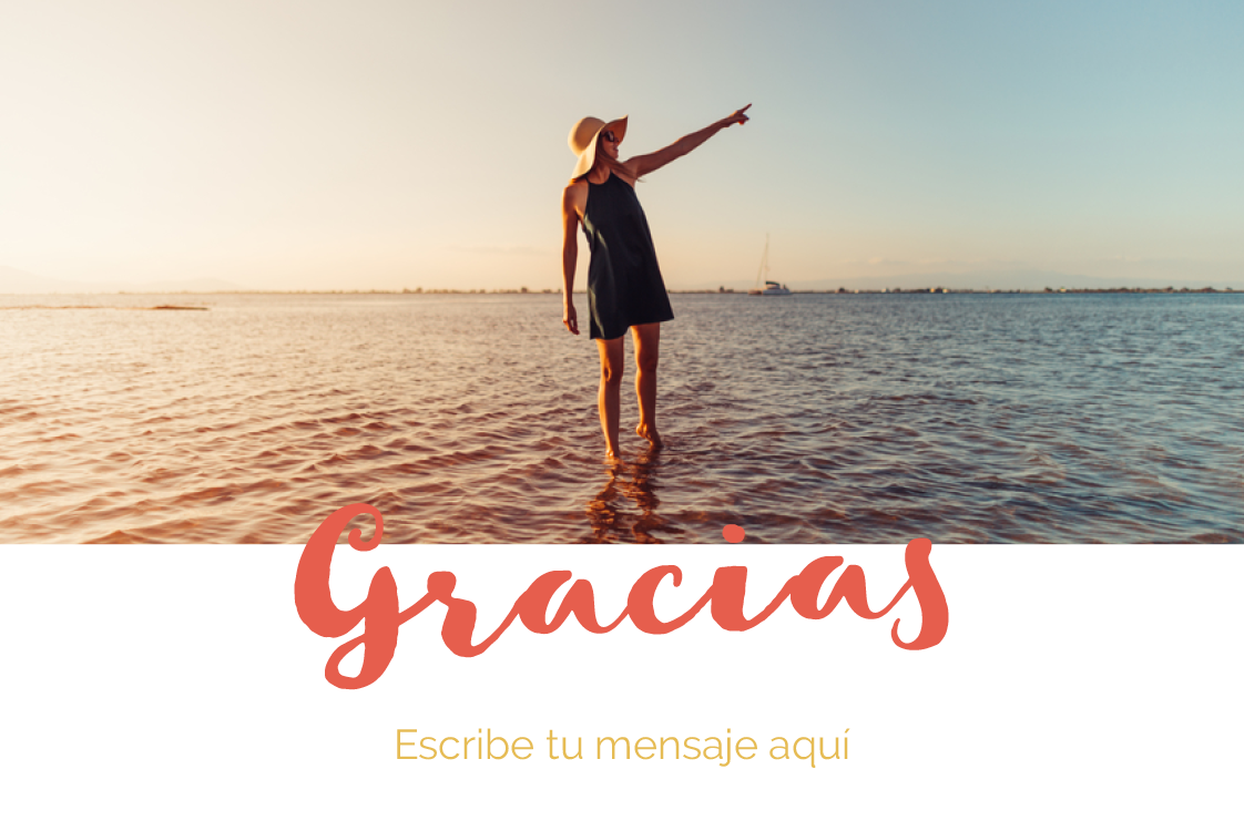 Tarjetas de agradecimiento — Gracias en negrita