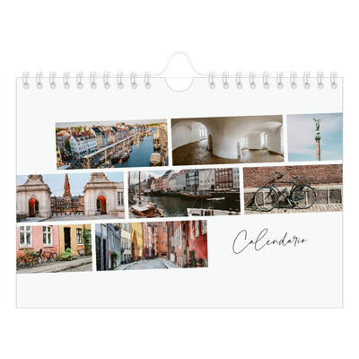 Calendario personalizado A5 — Descanso de la ciudad [portada]