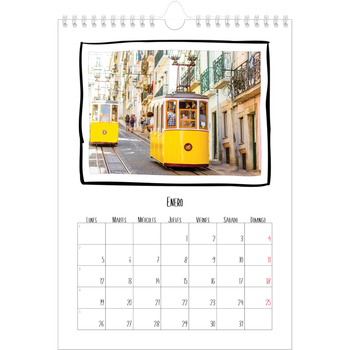 Calendario personalizado A4 — Momentos en retro