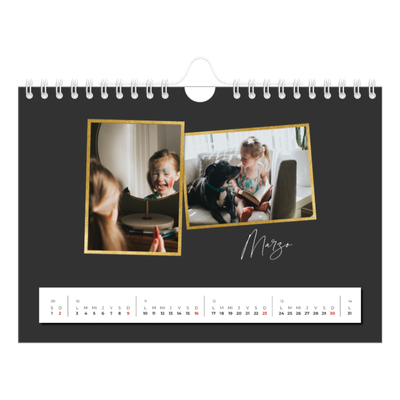 Calendario personalizado A5 — Tantos recuerdos [Marzo]