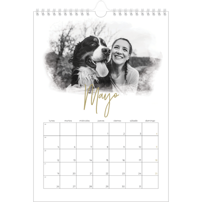 Calendario personalizado A4 — Efectos fotográficos [Mayo]
