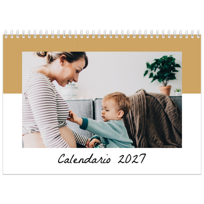 Calendario personalizado doble A4 — Calendario de lista de tareas [portada]
