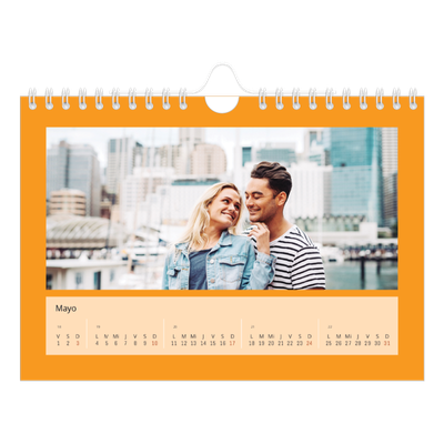 Calendario personalizado A5 — Colorea mi mundo [portada]
