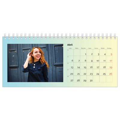 Calendarios de mesa — Tonos pastel [Abril]